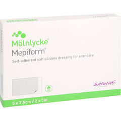 Mepiform silicone dressings for scar care, soft, breathable, discreet