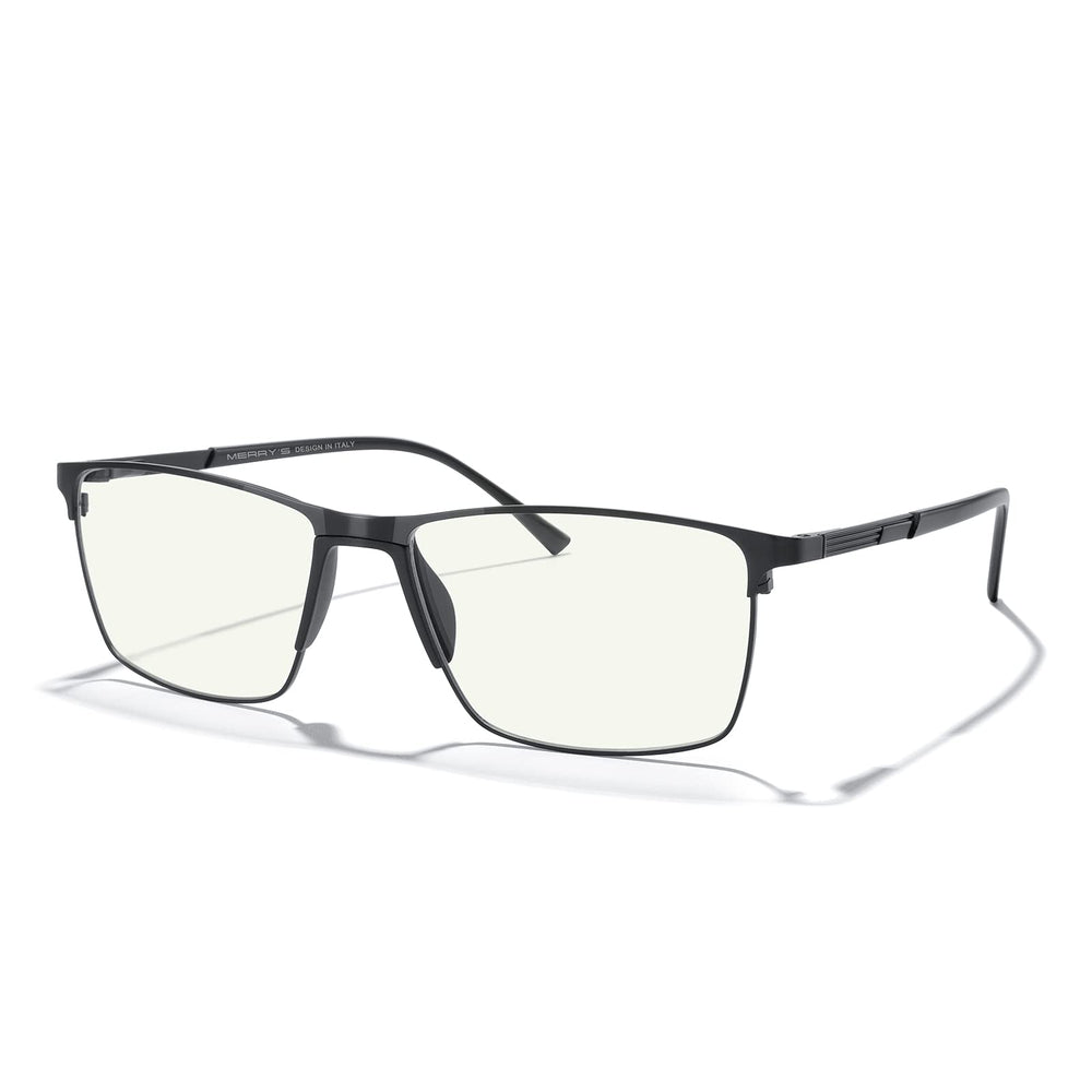 MERRY'S blue light blocking metal frame reading glasses reducing screen glare