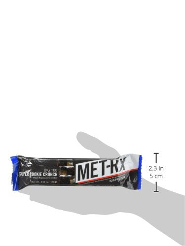 MET-Rx Big 100 Colossal texture close-up, creamy yet crunchy bite.