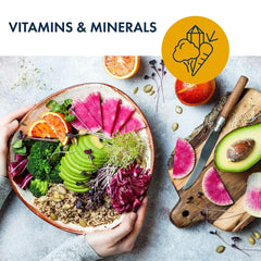 Metabolic Maintenance base powder label close-up, chelated minerals and active B vitamins details.