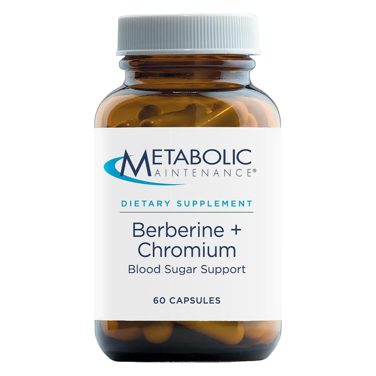 Metabolic Maintenance berberine-chromium capsules support digestion and metabolism.