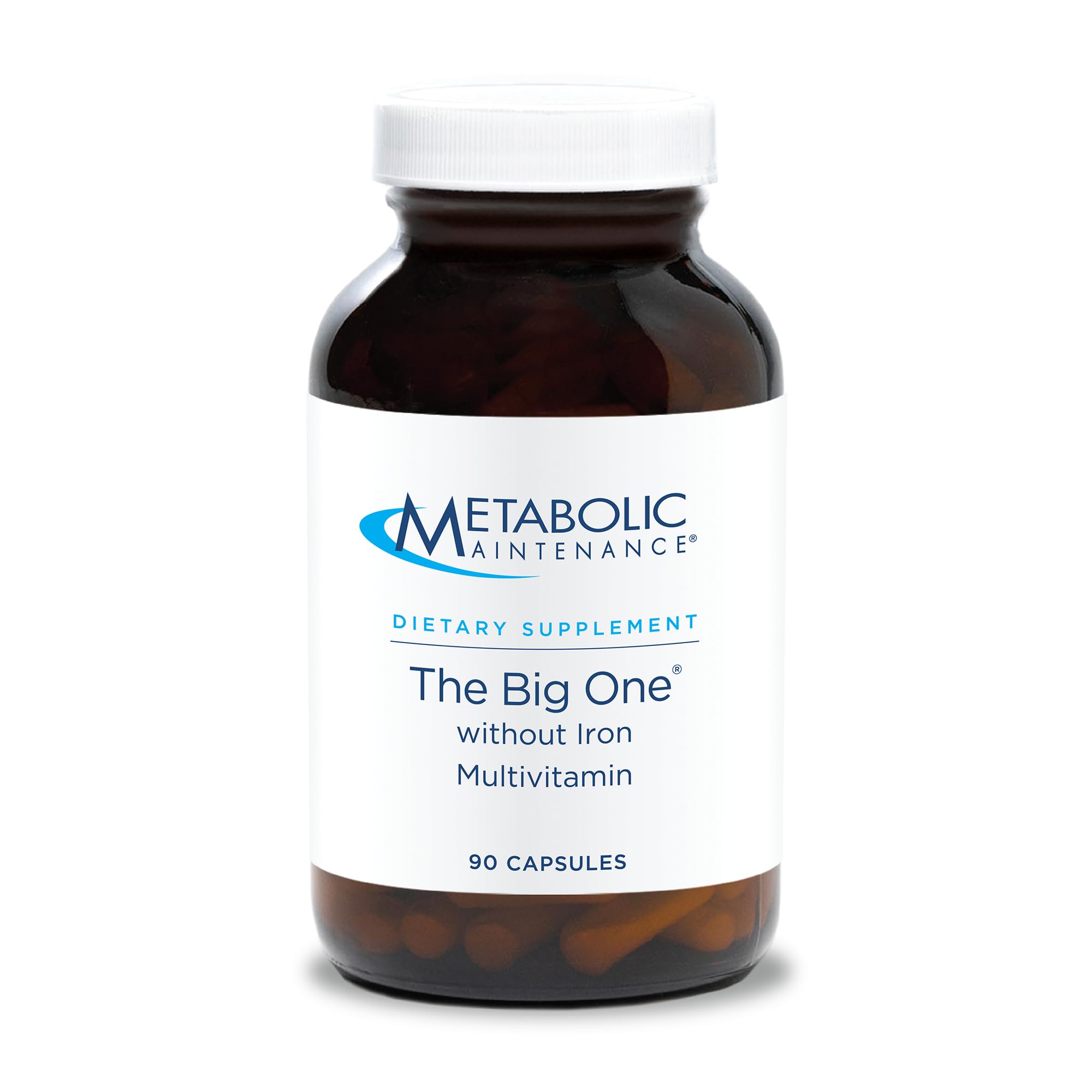 Metabolic Maintenance The Big One bottle front view for iron-free daily nutrition.