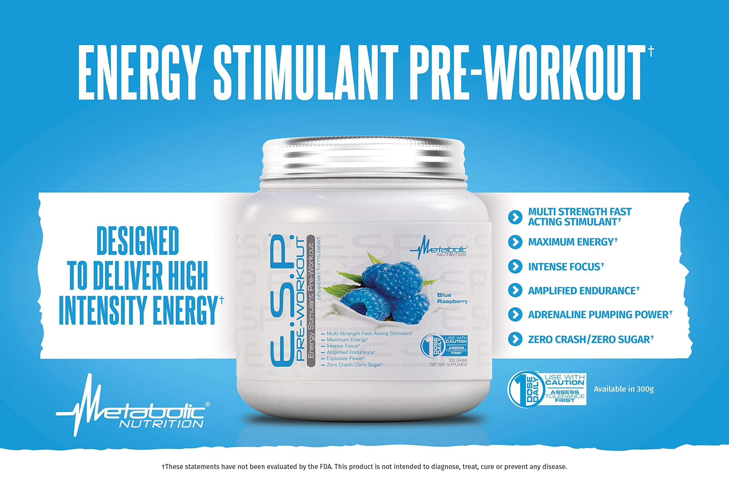 Metabolic Nutrition ESP bottle watermelon flavor delivers quick energy and steady focus for training.