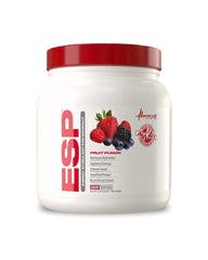 Metabolic Nutrition ESP fruit punch label highlights bold energy for workouts.