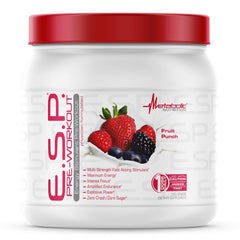 ESP fruit punch serving cup demonstrates endurance-focused flavor experience.