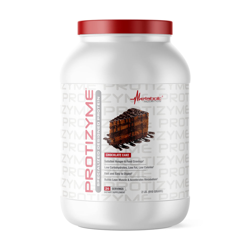 Metabolic Nutrition Protizyme bottle for convenient on-the-go protein.