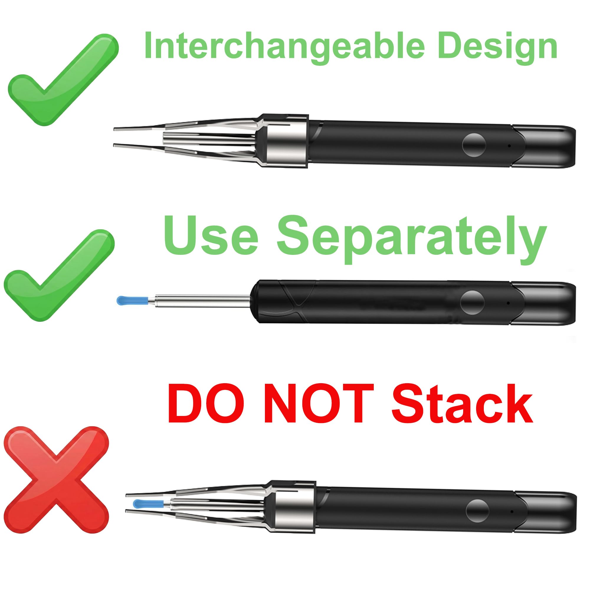 METACHOICE 6 LED lights illuminate the ear canal for better inspection.