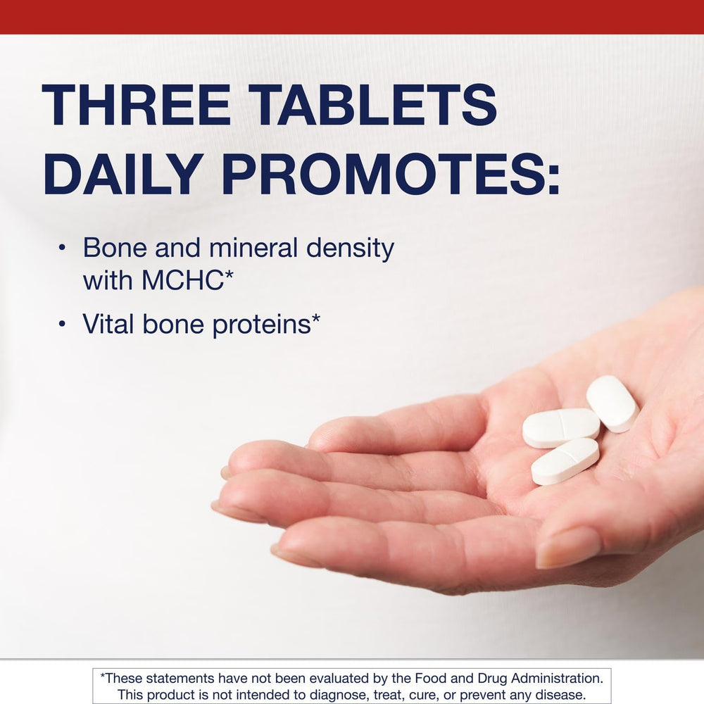 Metagenics Bone Builder Classic label detail with mineral ingredients