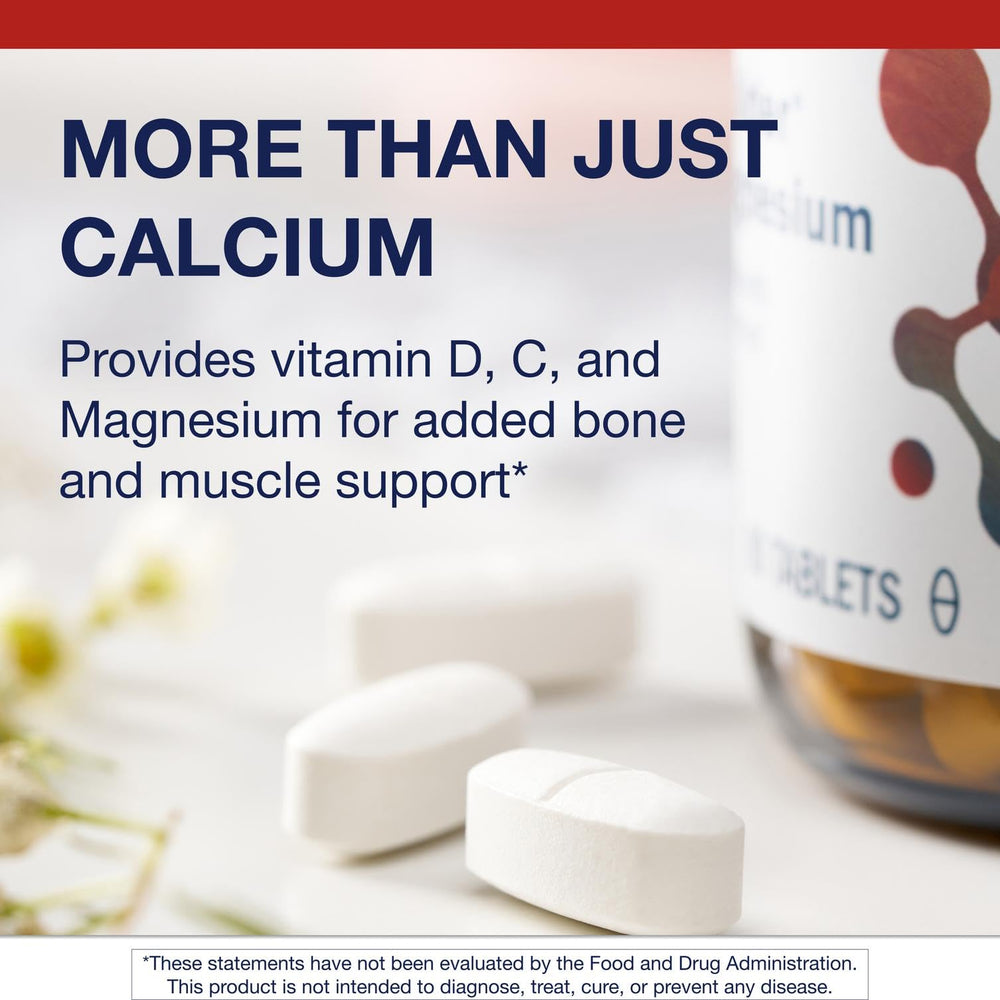 Front packaging of Metagenics Bone Builder showcases calcium and vitamin D for bone support.
