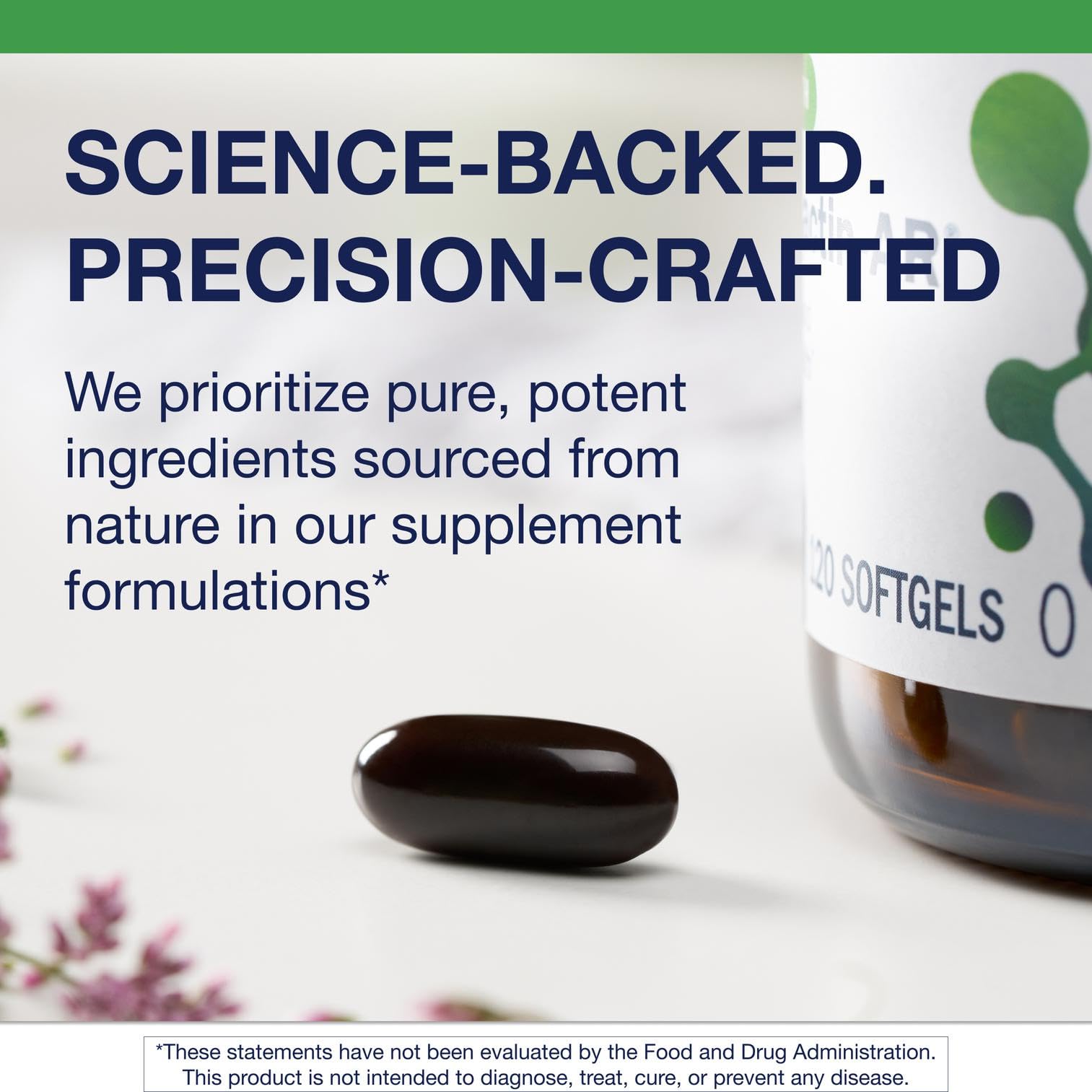 Metagenics CandiBactin-AR enteric-coated softgels deliver past stomach acids.