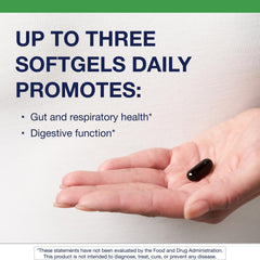 Metagenics CandiBactin-AR ingredients panel emphasizes gluten-free, non-GMO quality.