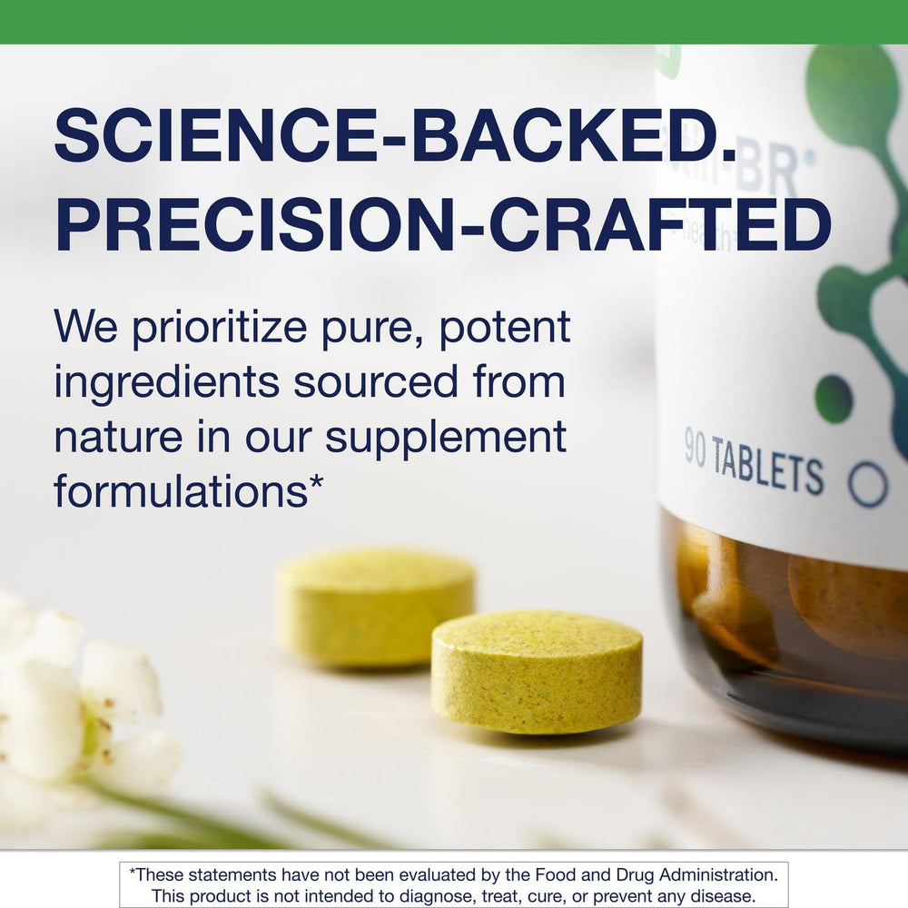 Oregon grape extract visuals in Candibactin-BR indicating botanicals for gut support