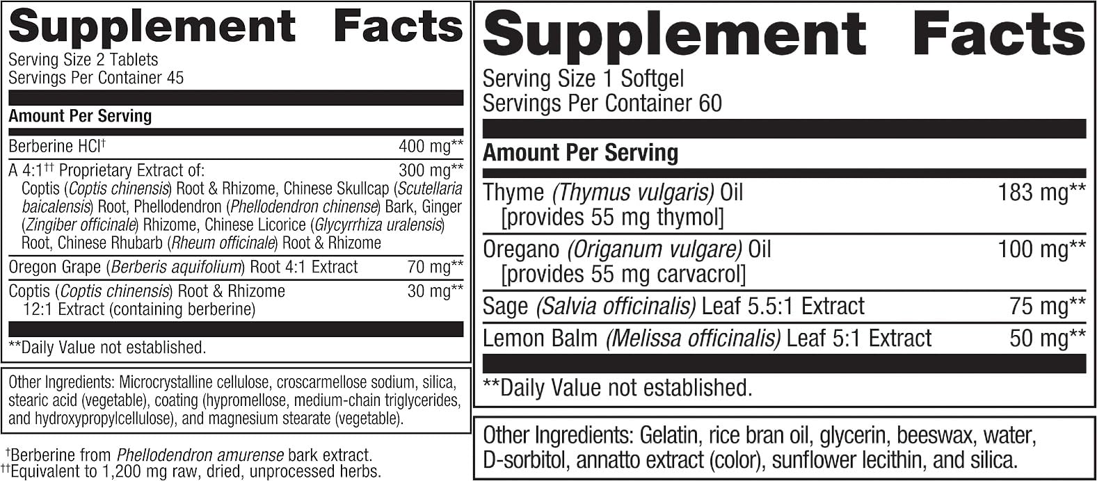Metagenics CandiBactin-BR Chinese herbs 4:1 extracts support holistic gut wellness