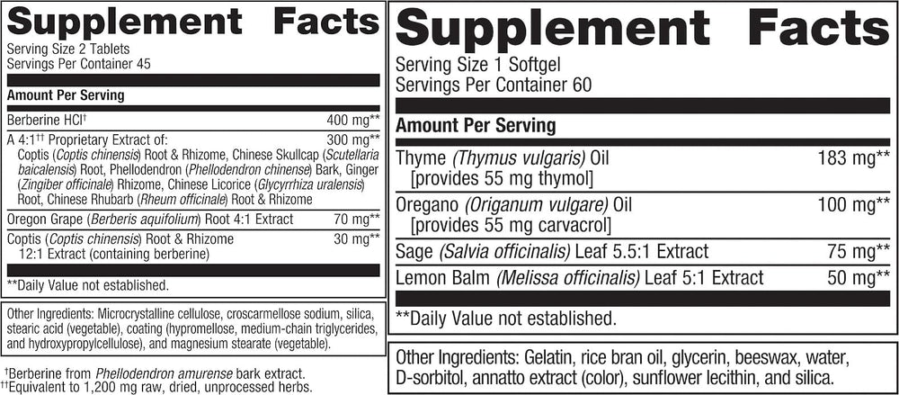 Metagenics CandiBactin-BR Chinese herbs 4:1 extracts support holistic gut wellness