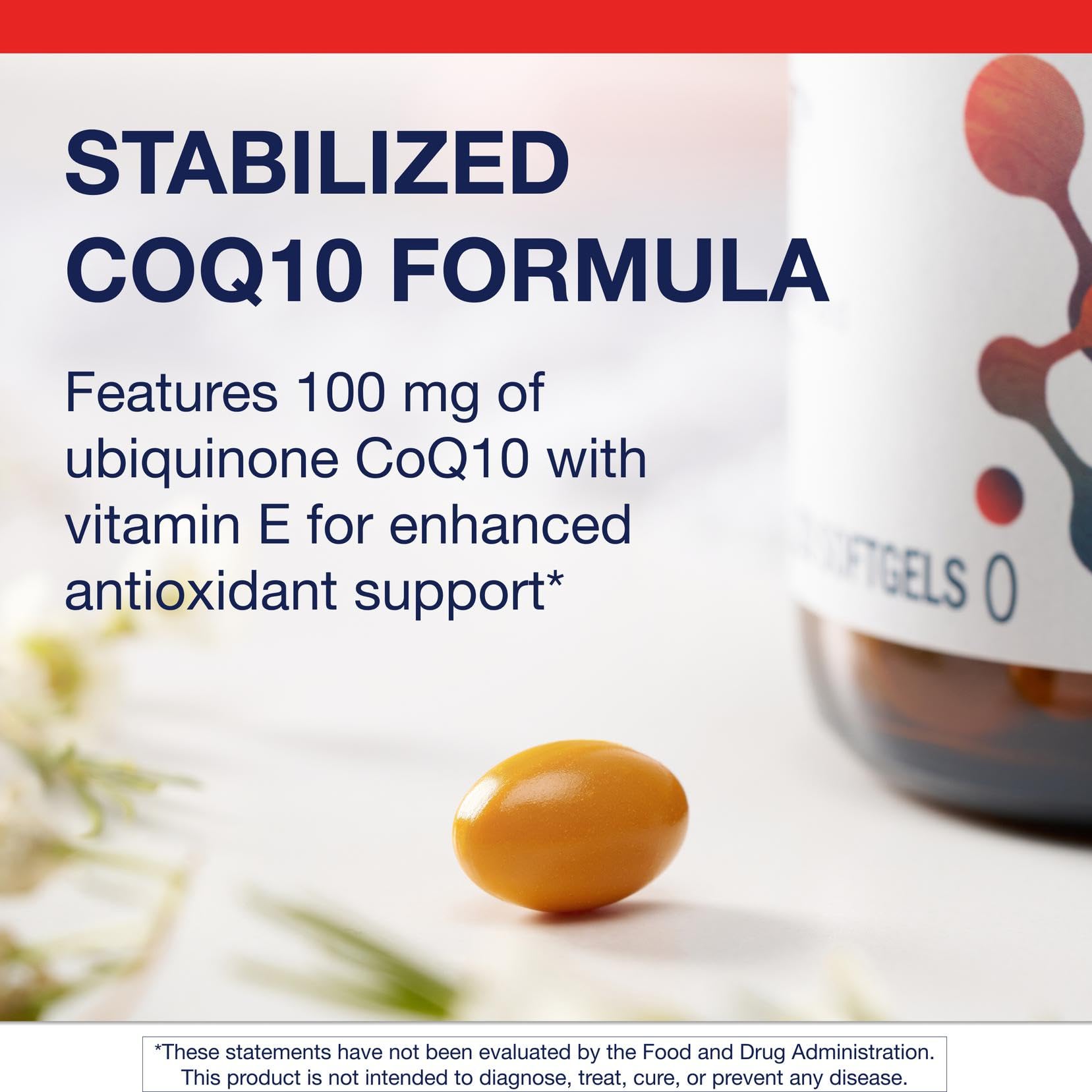 Vitamin E and tocopherols in Metagenics CoQ10 ST-100 for comprehensive wellness