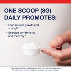 Metagenics Creatine UP bottle label highlights 5 g per serving