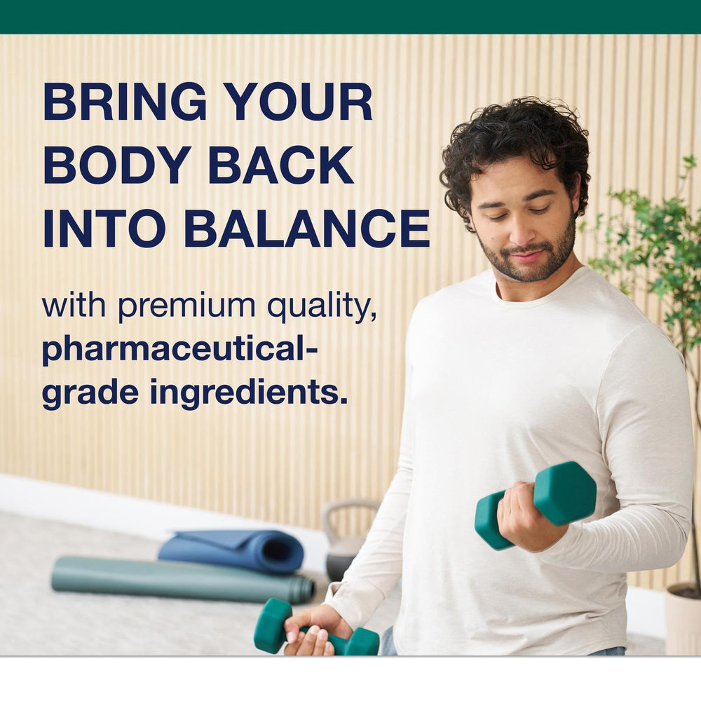 Metagenics E-400 bottle on wood table for everyday health use.