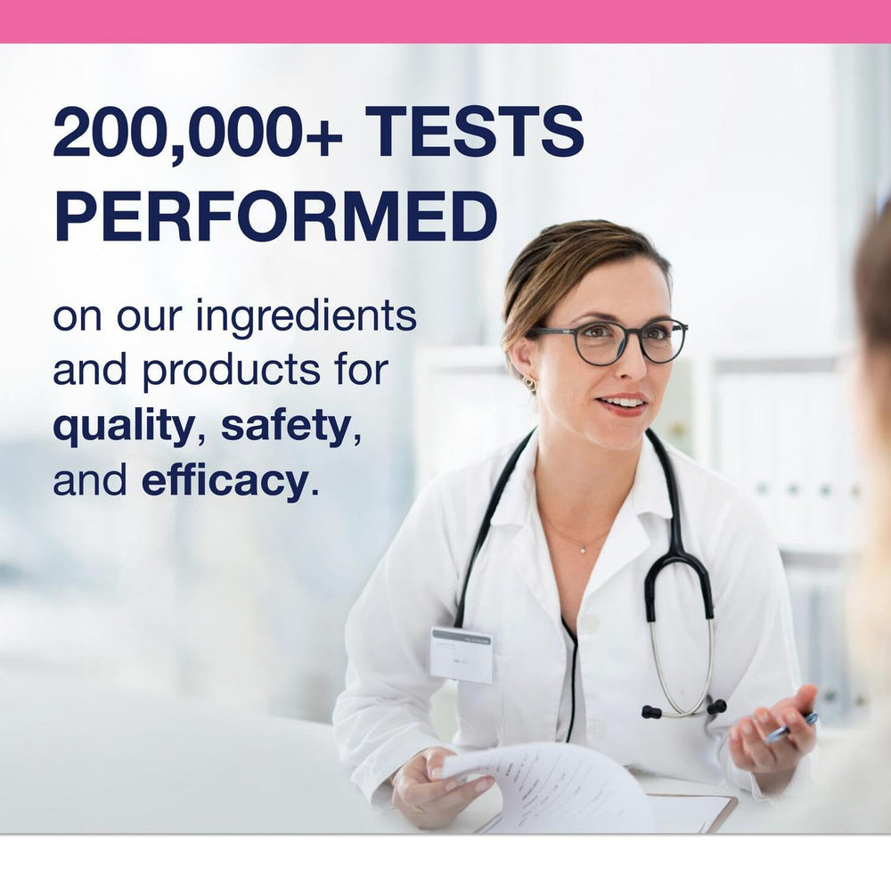 Metagenics EstroFactors packaging-label visual showing brand integrity and GMP-certified production.