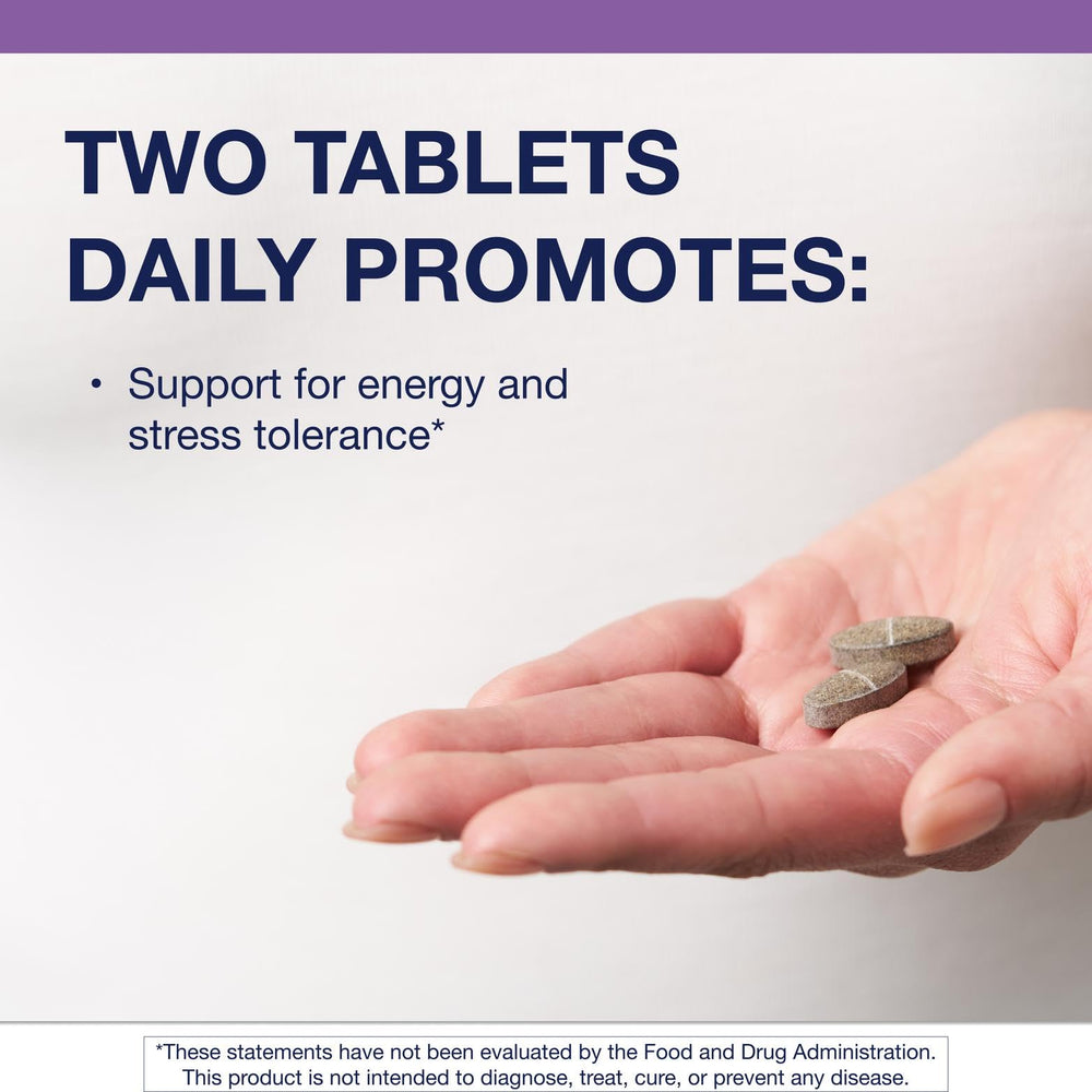 Metagenics Exhilarin ashwagandha blend close-up highlighting adaptogenic balance.