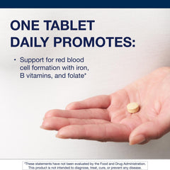 Metagenics Hemagenics outer packaging highlights vegetarian formula.