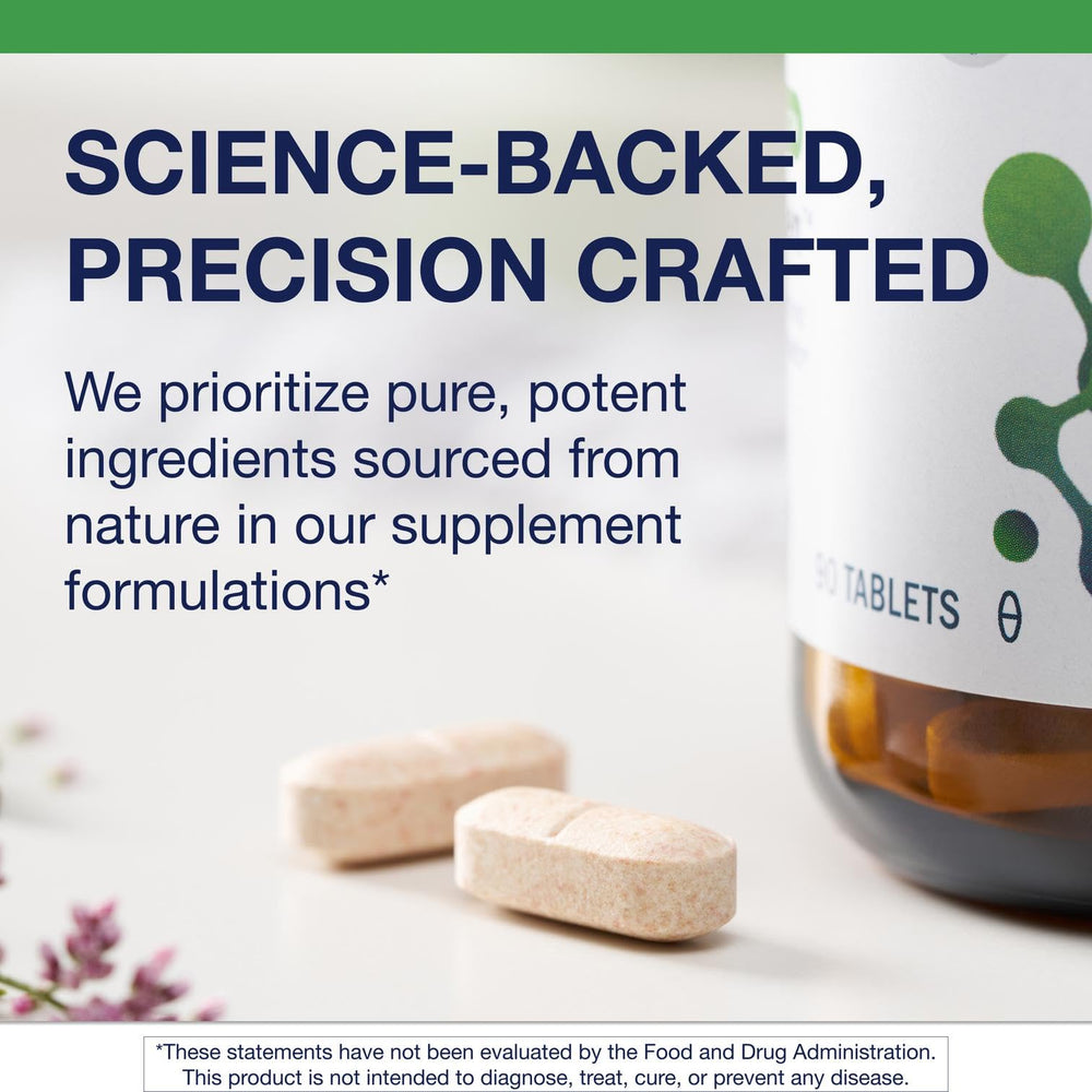 Metagenics Lipo-Gen bottle side view noting non-GMO and vegetarian formulation.