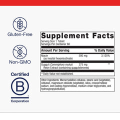Metagenics Lipotain tablets closeup highlighting premium capsules for cholesterol balance