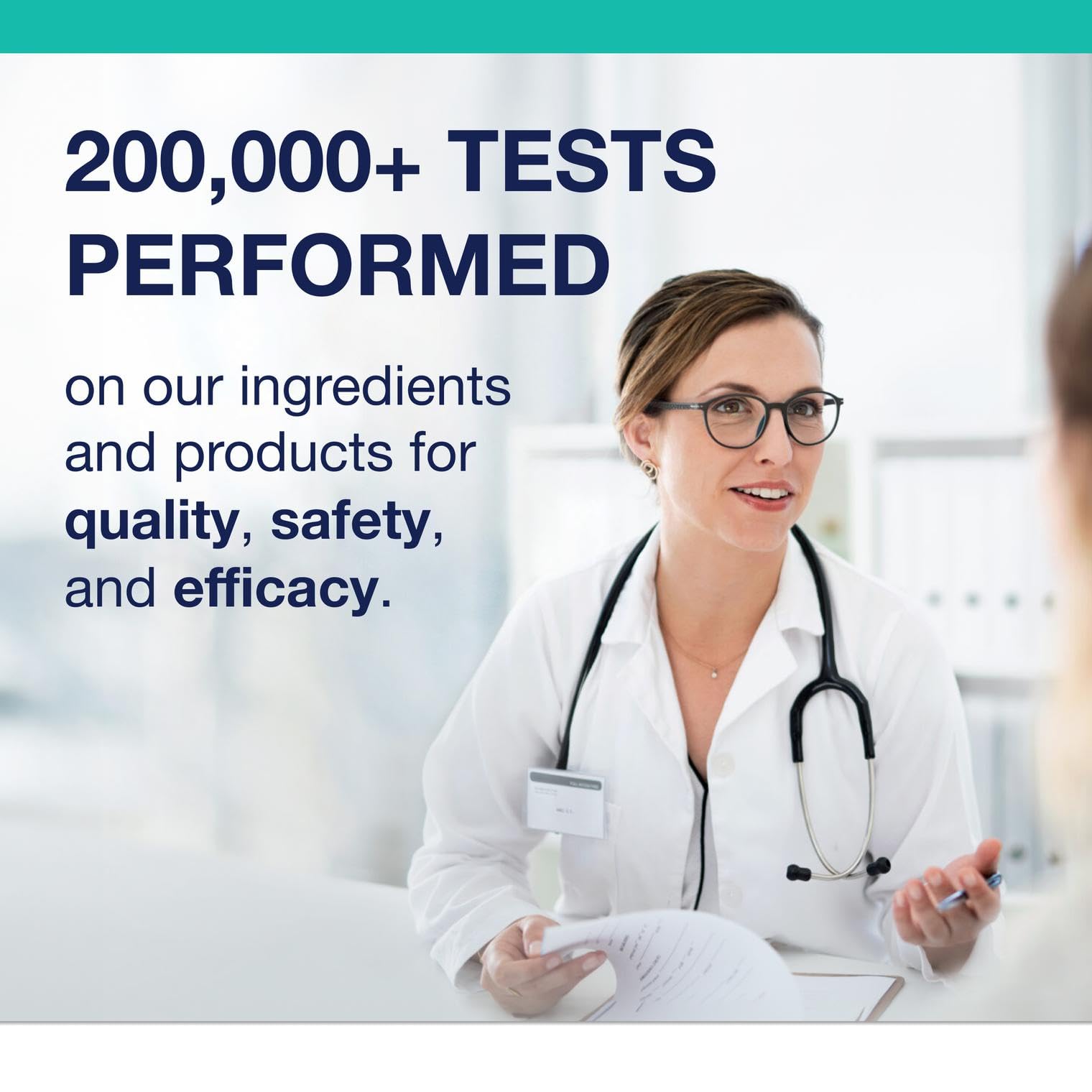 TruQuality badge on MetaKids DHA packaging indicating third-party testing