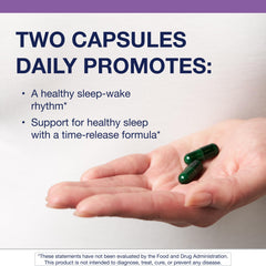 Metagenics MetaSleep capsules close-up reveal uniform, easy-to-swallow pills