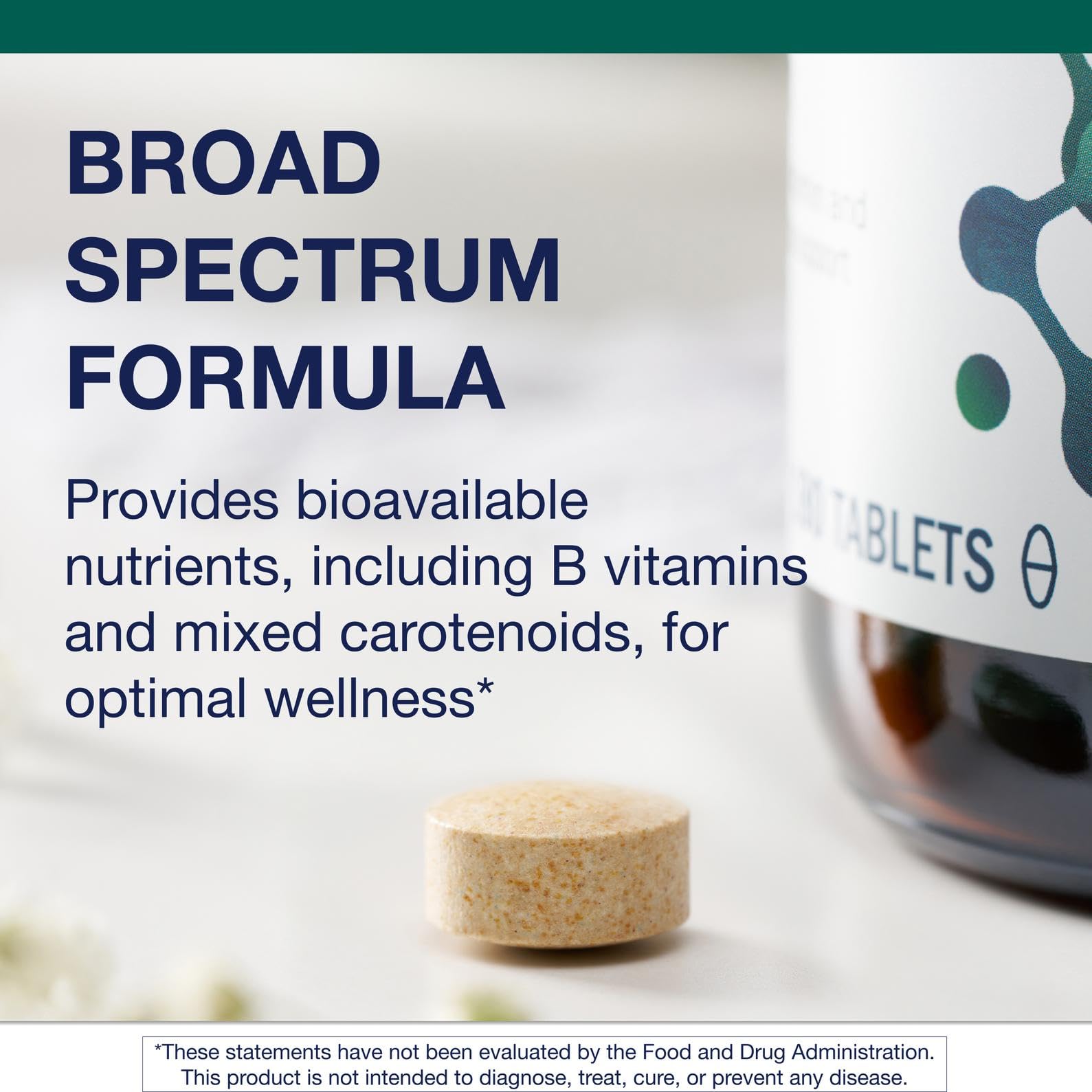 Metagenics Multigenics packaging highlights non-GMO and gluten-free features