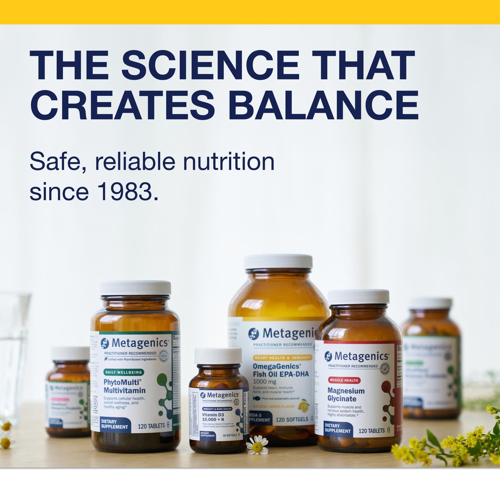 GMP certified facility seal supporting Metagenics OmegaGenics quality and traceability