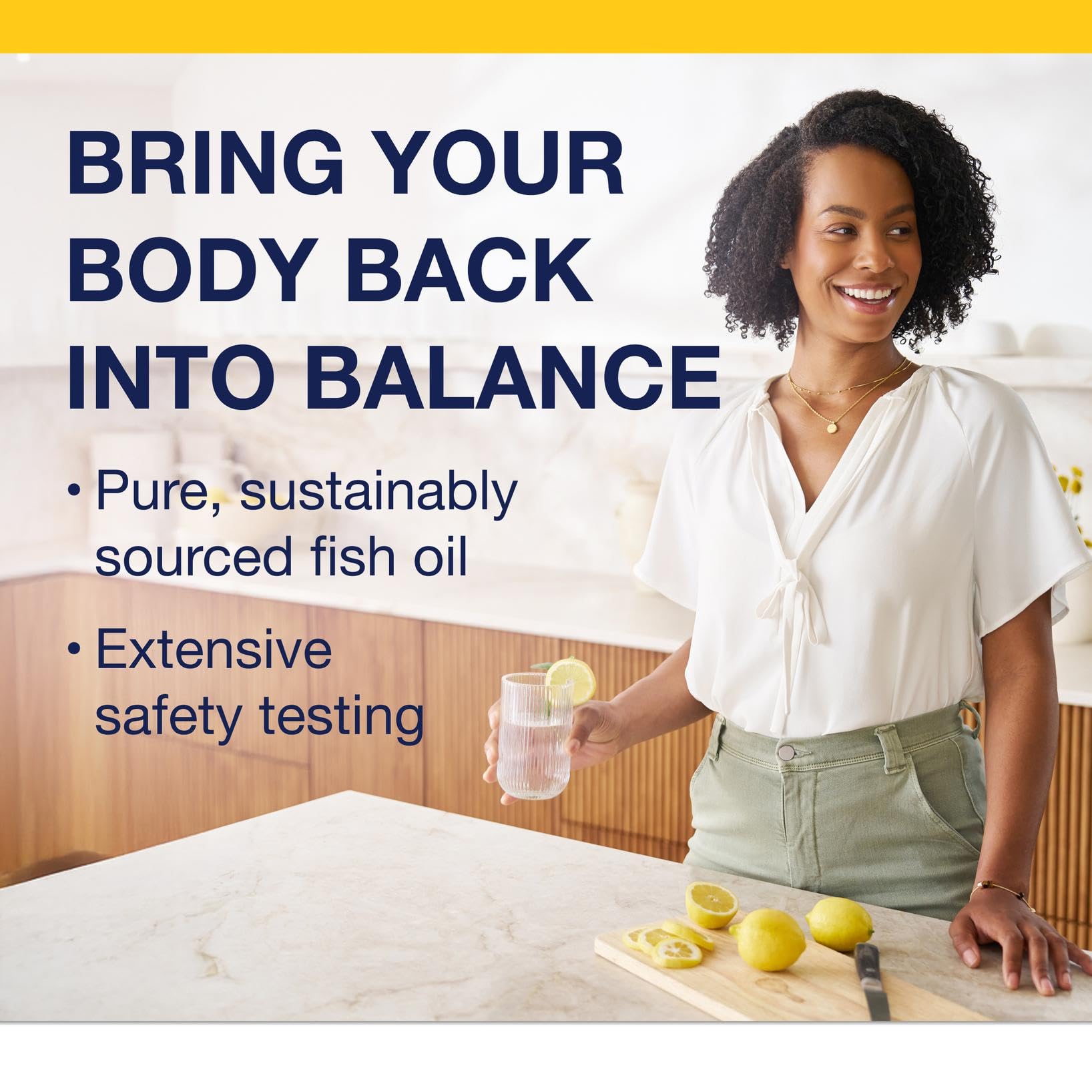 Sustainability concept illustrating responsible fish sourcing for Metagenics OmegaGenics EPA-DHA 1000 mg.