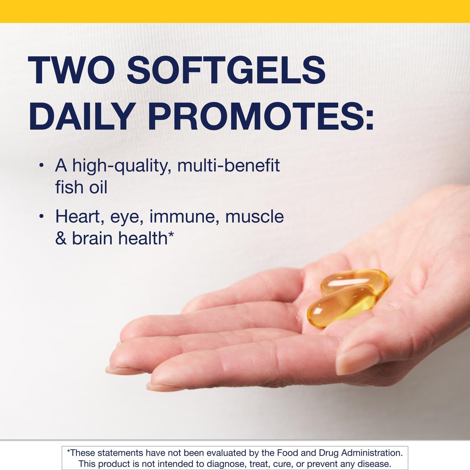 Metagenics OmegaGenics fish oil pour showing easy dosing for daily use.