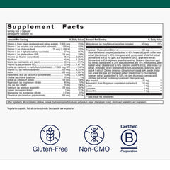 PhytoMulti tablets close-up highlighting energy metabolism support.