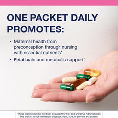 Metagenics PlusOne probiotics for digestive comfort and immune support during pregnancy.