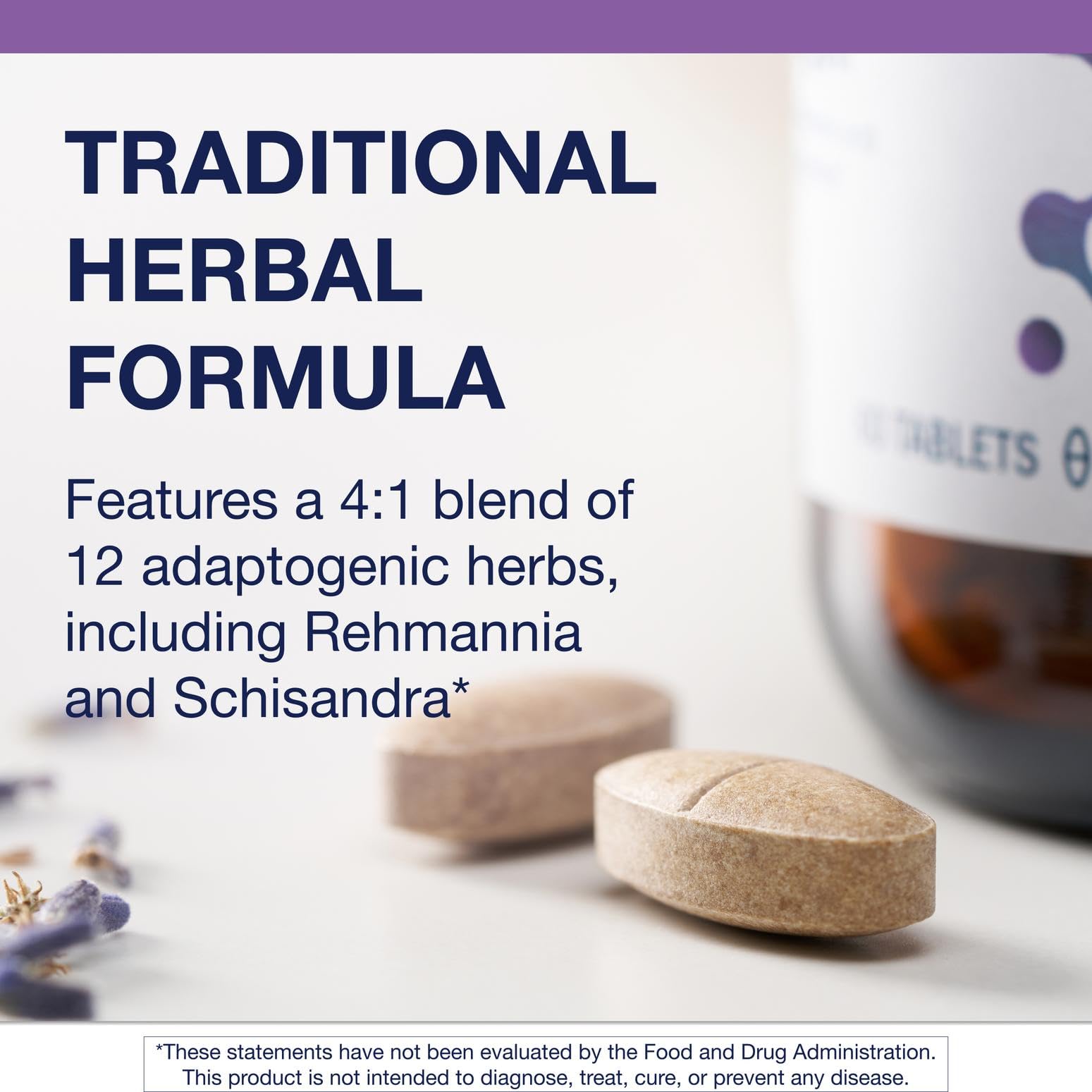 Metagenics Serenagen Chinese herbs blend close-up illustrating calming herbal synergy