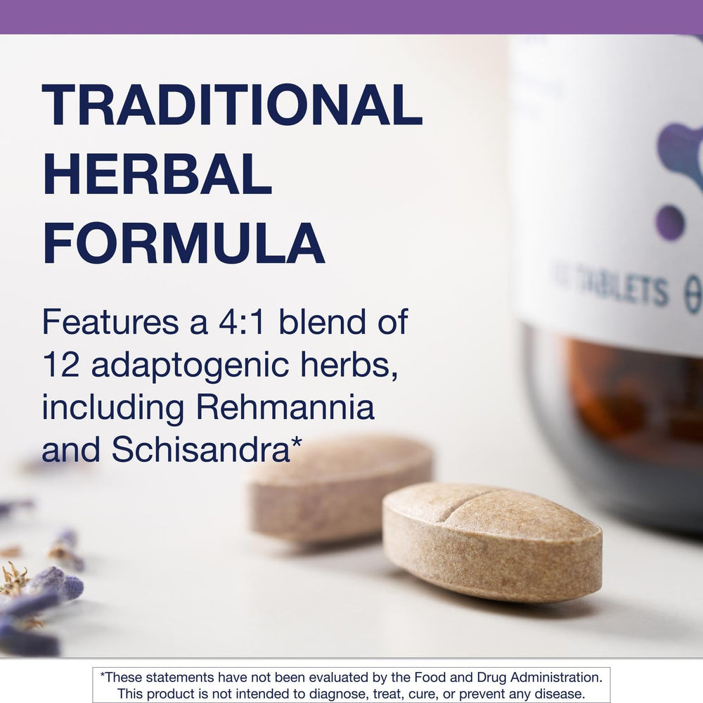 Metagenics Serenagen Chinese herbs blend close-up illustrating calming herbal synergy