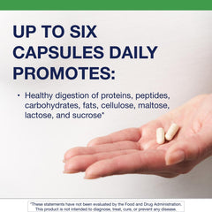 Metagenics SpectraZyme ingredients panel shows plant-based enzymes for proteins and fats.