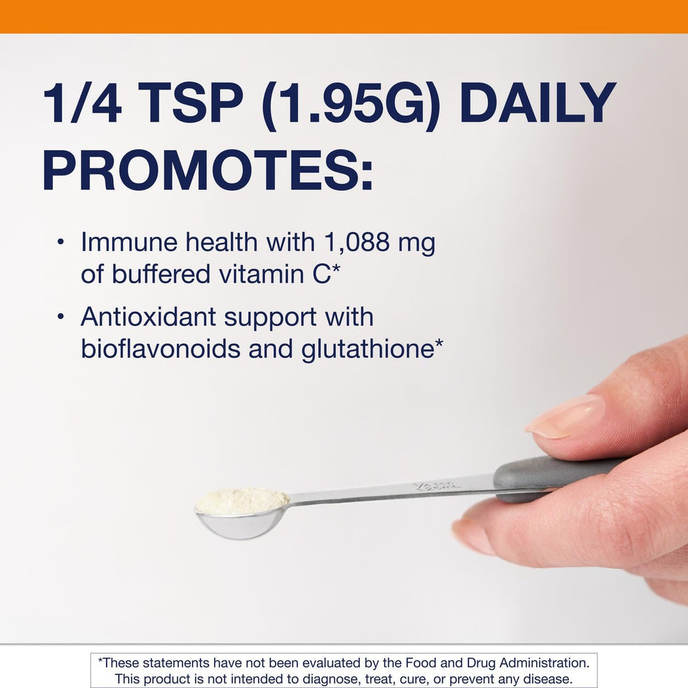 Metagenics Ultra PotentC powder dissolves quickly in water for convenient daily use