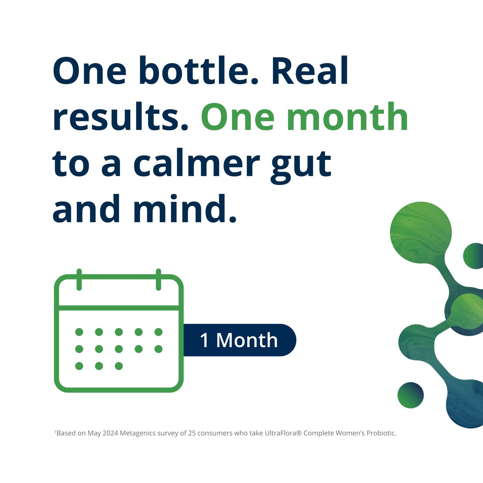 Metagenics UltraFlora Complete Women's Probiotic bottle front label communicates a trusted professional formulation.