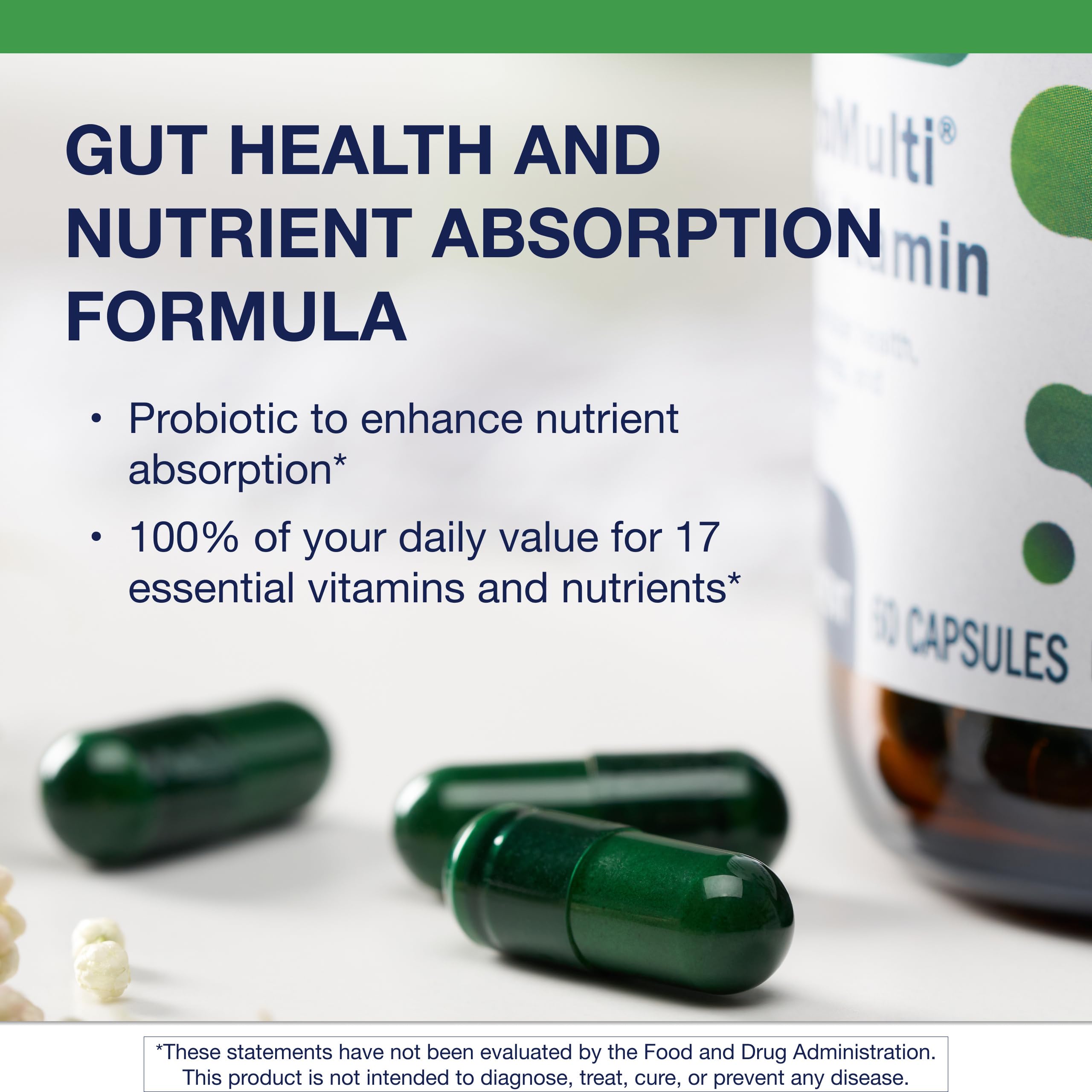 Metagenics UltraFlora Probiotic + Multivitamin box — product details for informed daily use.