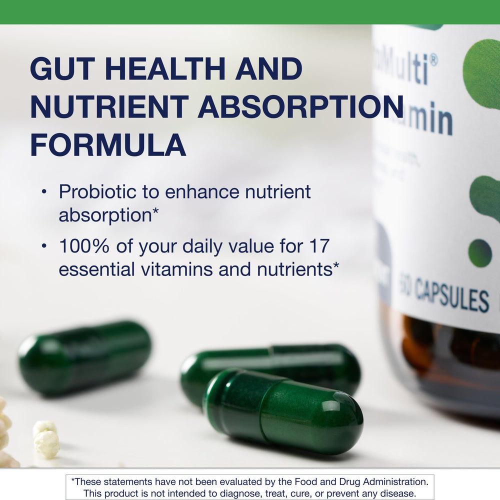 Metagenics UltraFlora Probiotic + Multivitamin box — product details for informed daily use.