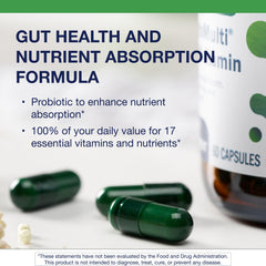 Metagenics UltraFlora Probiotic + Multivitamin box — product details for informed daily use.