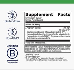 Metagenics UltraFlora Spectrum capsules promote gentle daily digestion support.