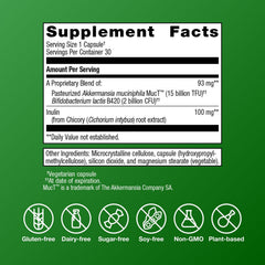 Metagenics UltraFlora Triplebiotic capsules closeup for daily probiotic routine.