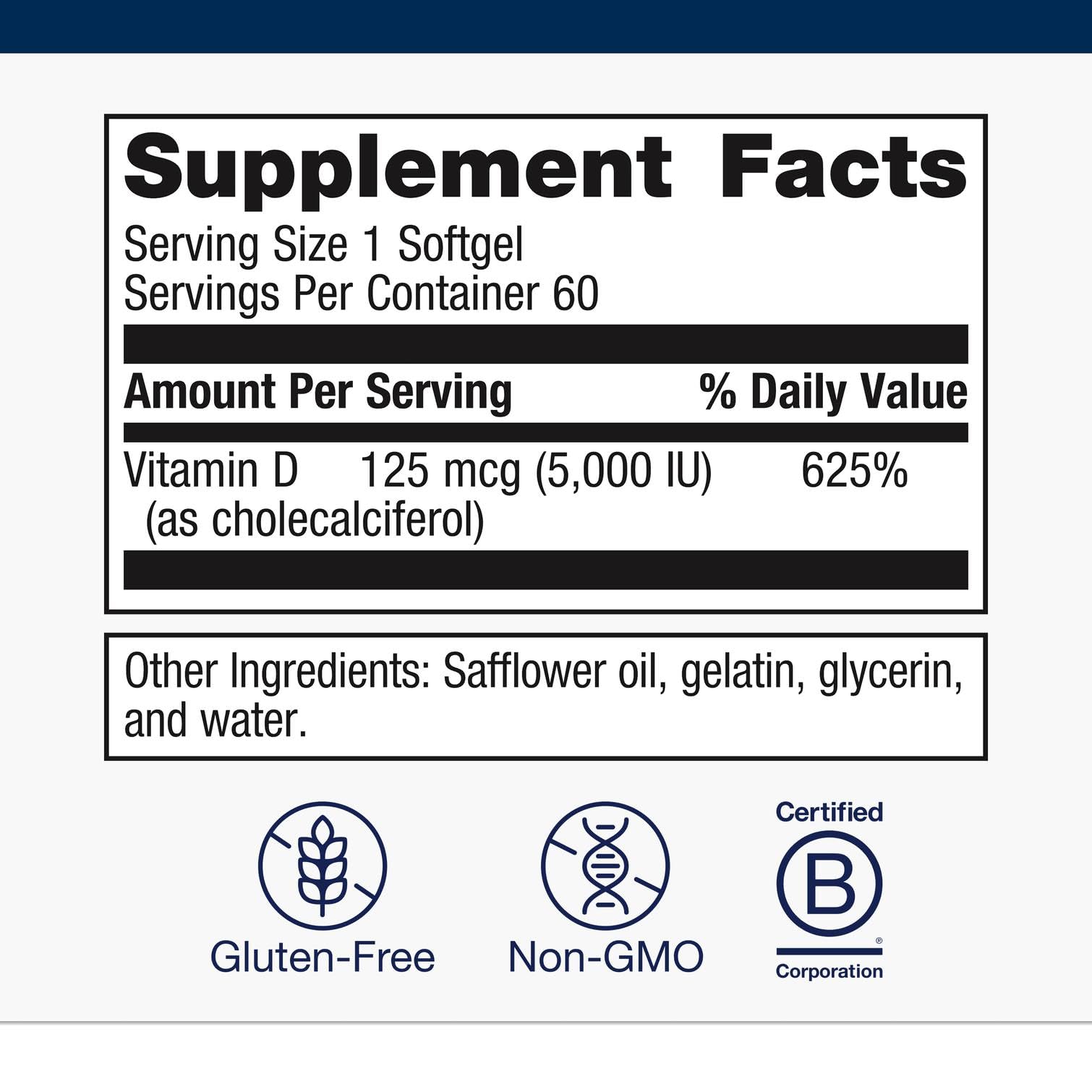 Metagenics Vitamin D3 softgels close-up showing oil-based absorption.