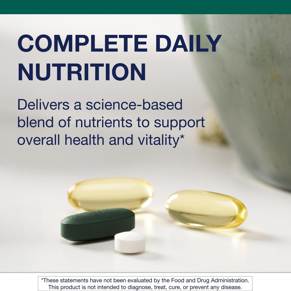 Calcium, magnesium and vitamin D ingredients shown for bone health support