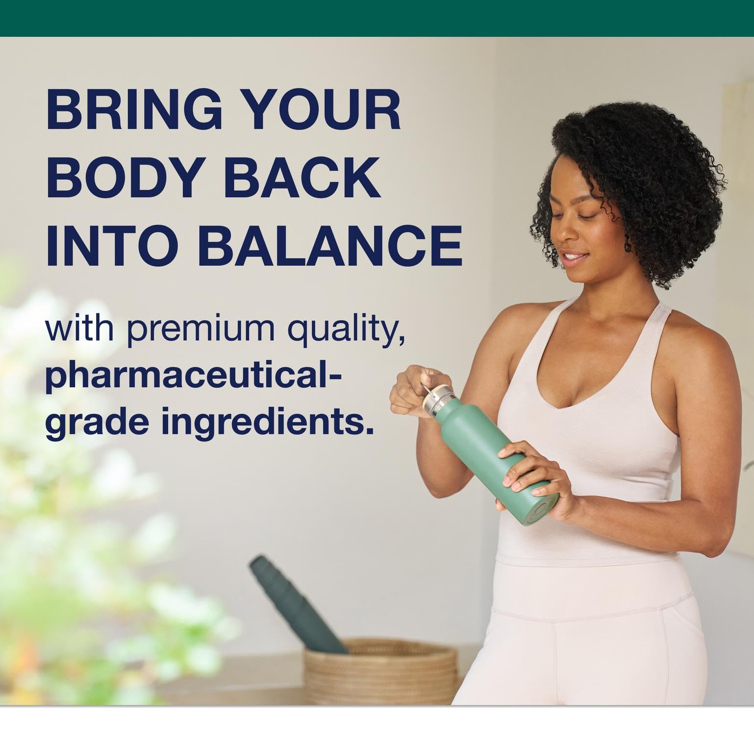Non-GMO and gluten-free label on Metagenics Wellness Essentials