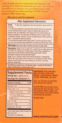 Metamucil box front orange label featuring sugar-free orange flavor.
