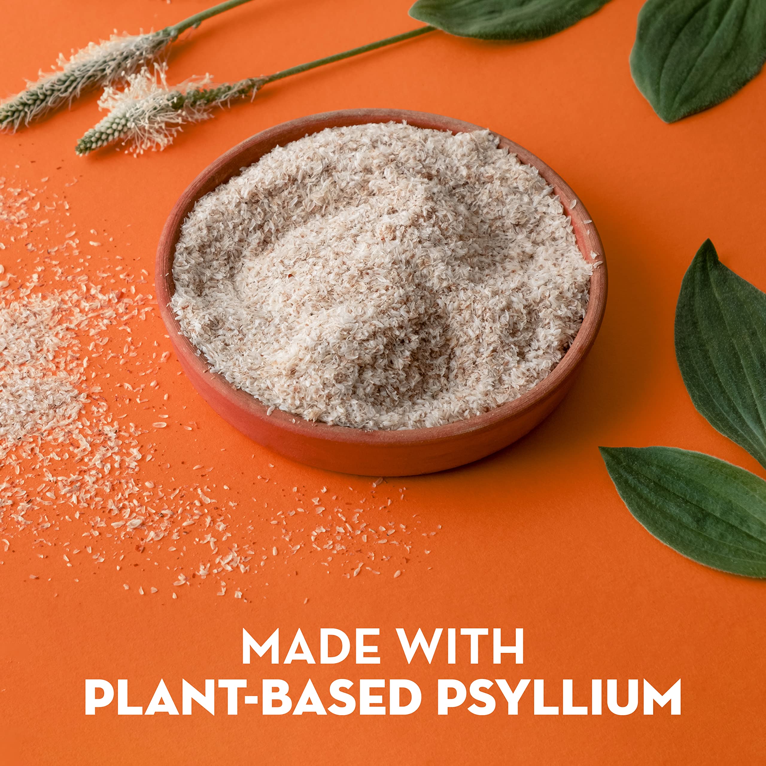 Metamucil psyllium husk capsules in hand suggest portable daily fiber option