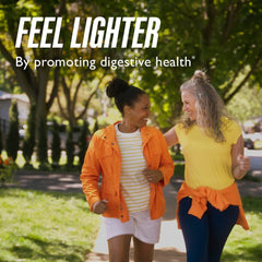 Metamucil scoop over powder highlights easy blending for daily use.